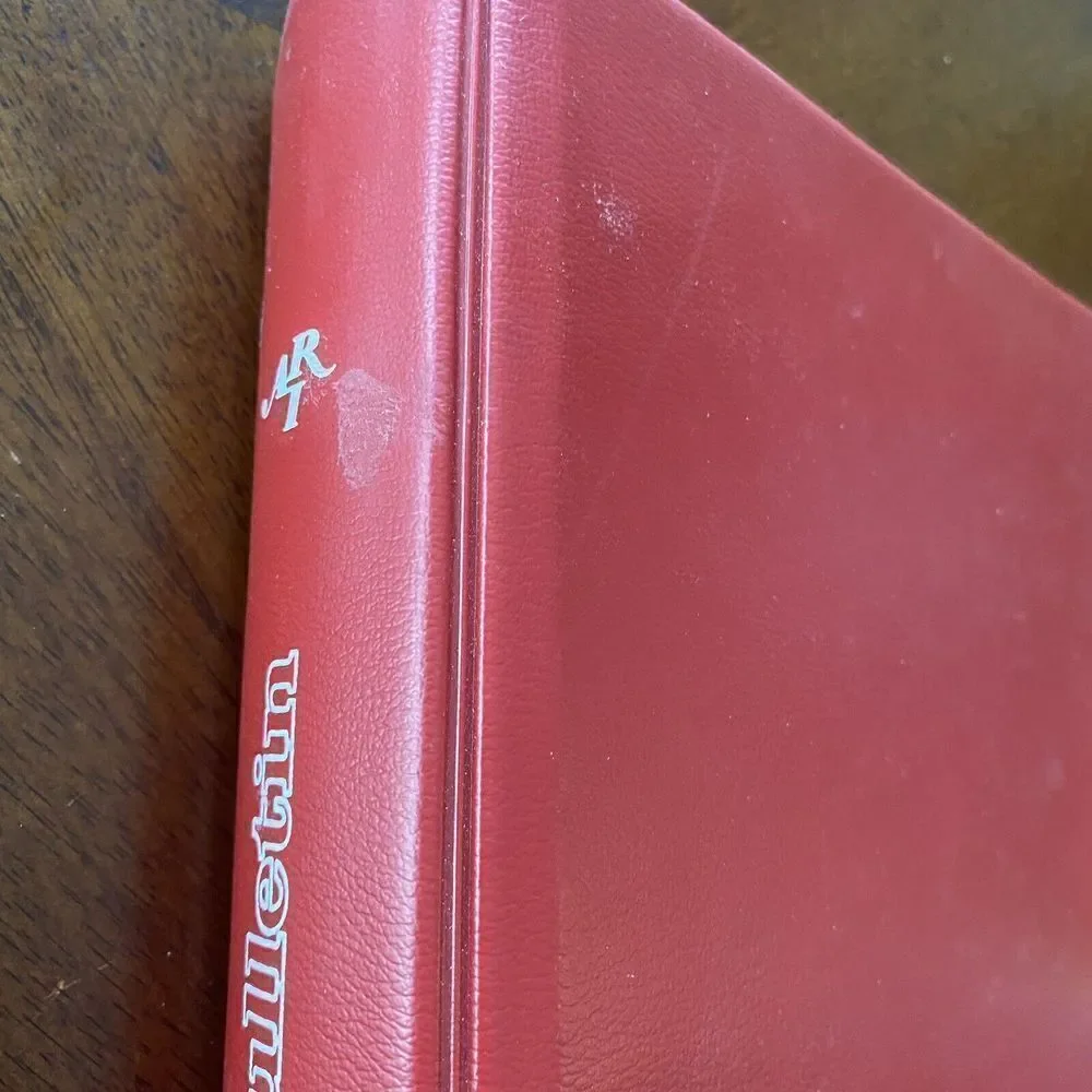 Vintage Atwood Richards Inc ARI Client Bulletin Binder Red 2.5”‎ National Barter